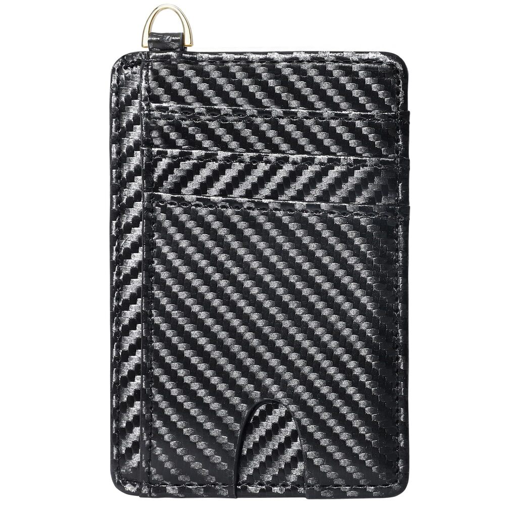 6770 Slim Minimalist Front Pocket Wallet RFID Blocking Credit Card Holder &